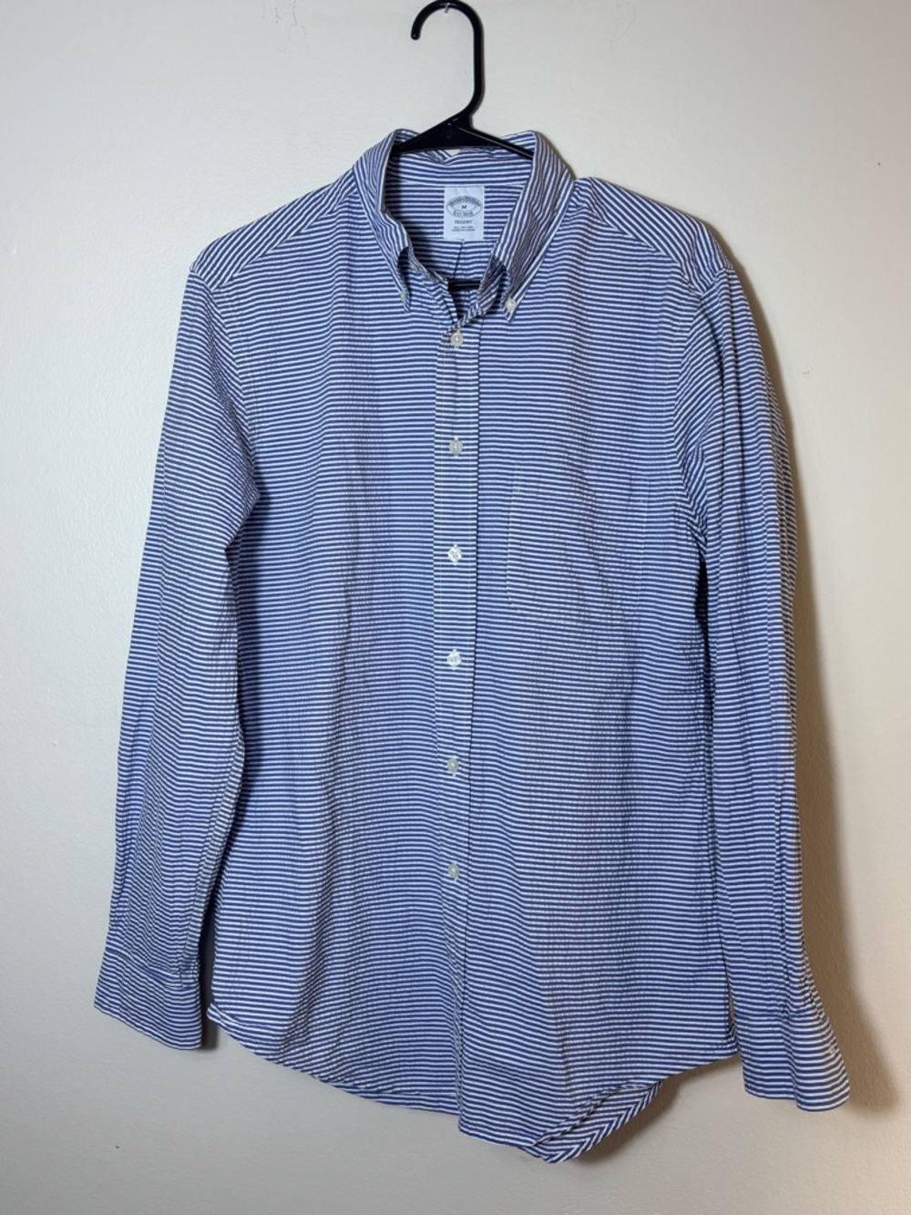 Men’s Brooks Brothers Shirt All Cotton Regent Sz M